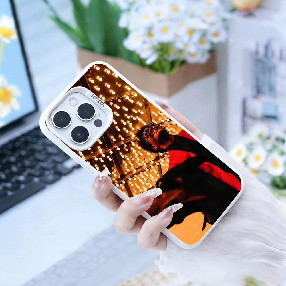 Чехол для телефона The Weeknd для iPhone 16,15,14,13,12,17, Pro, MAX белый Матовый Ударопрочный Чехол
