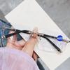 Очки для чтения с боковой резкой для мужчин, суперлегкие, модные, с защитой от синего света, фотохромные, высокой четкости, для близорукости, до +4.0
