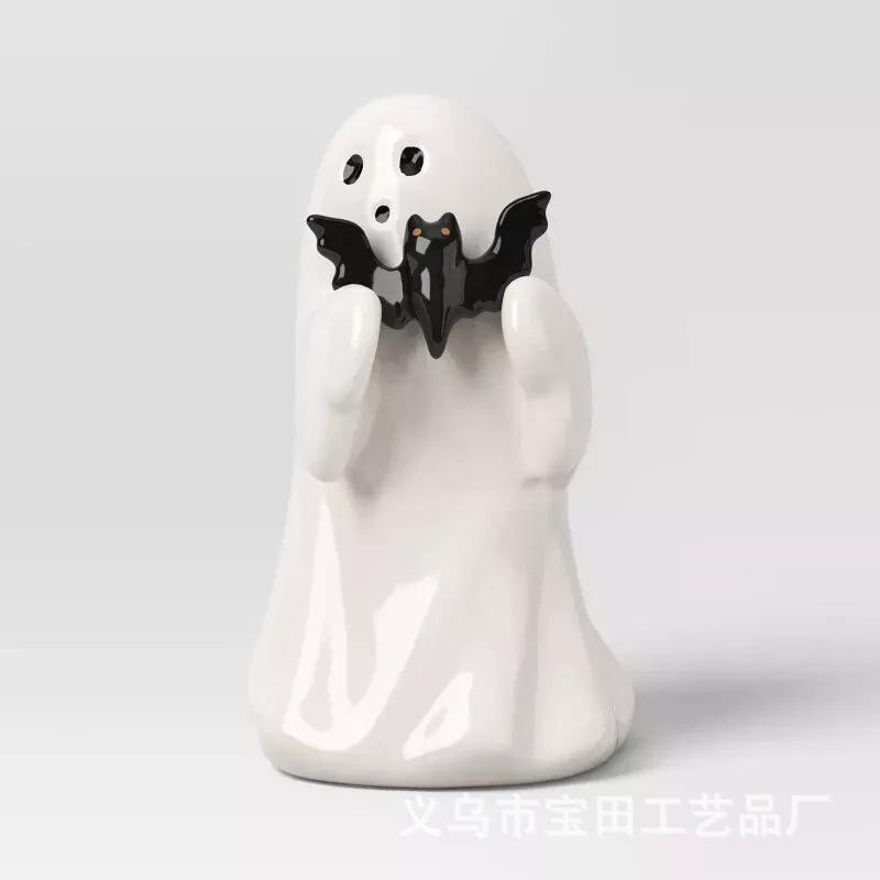 Halloween cute white ghost party decoration garden ornaments study table decoration knickknacks