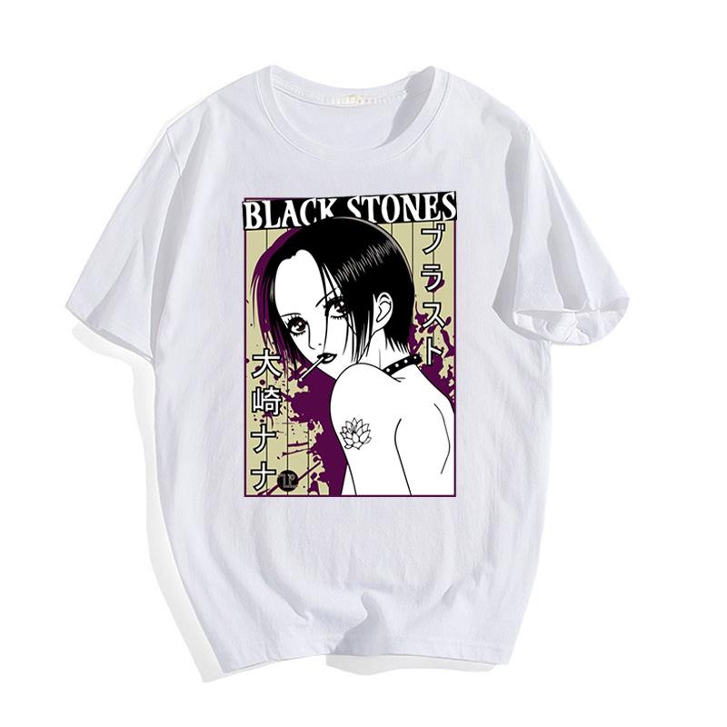 Osaki Nana Classic Japanese Anime Retro Rock Style Anime T-Shirt Cotton Graphic Tee Unisex Unisex Summer Streetwear