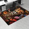 1pc Cheetah,Flowers,Nature Office Carpet Soft Polyester Non slip Machine Washable Indoor Carpet Livi