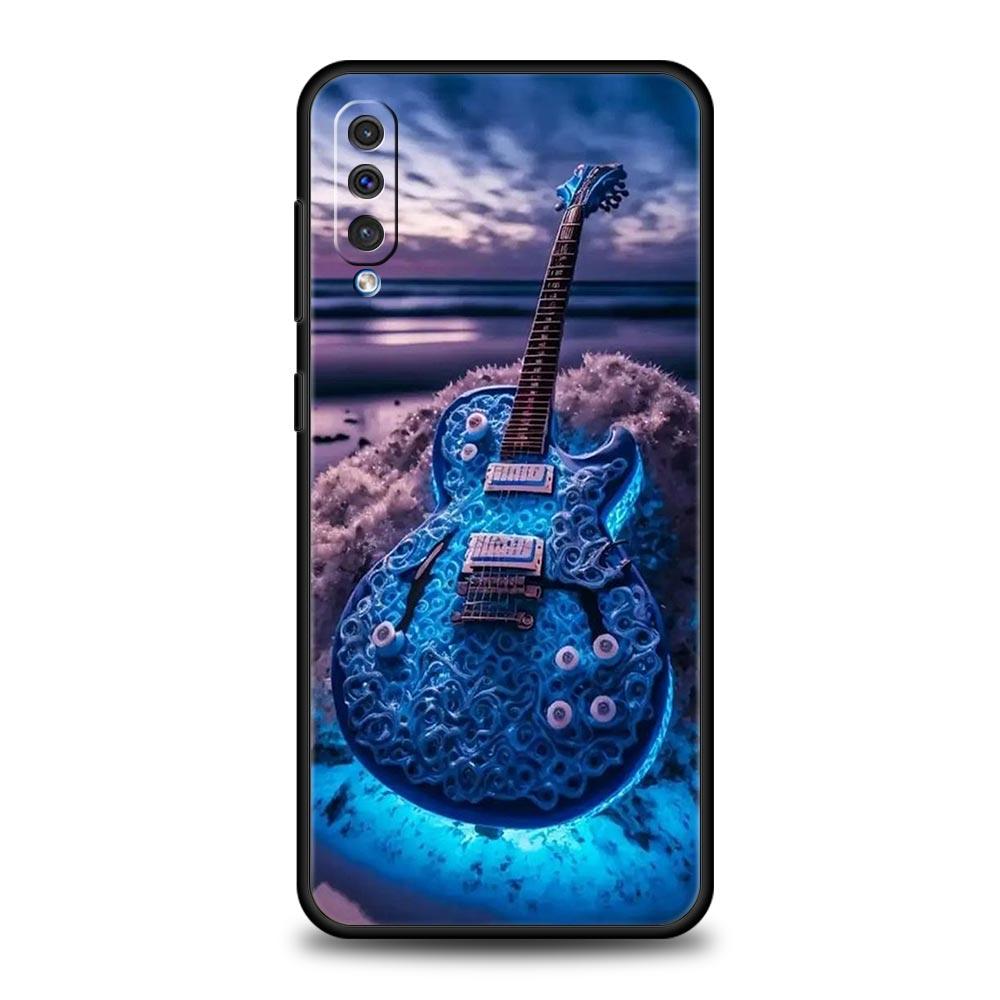 Guitar Music Art Phone Case For Samsung Galaxy A56 A36 A26 A34 A17 A16 A06 A14 A12 A54 A72 A24 A22 A70 A20e A52 A50 A40 A32Cover