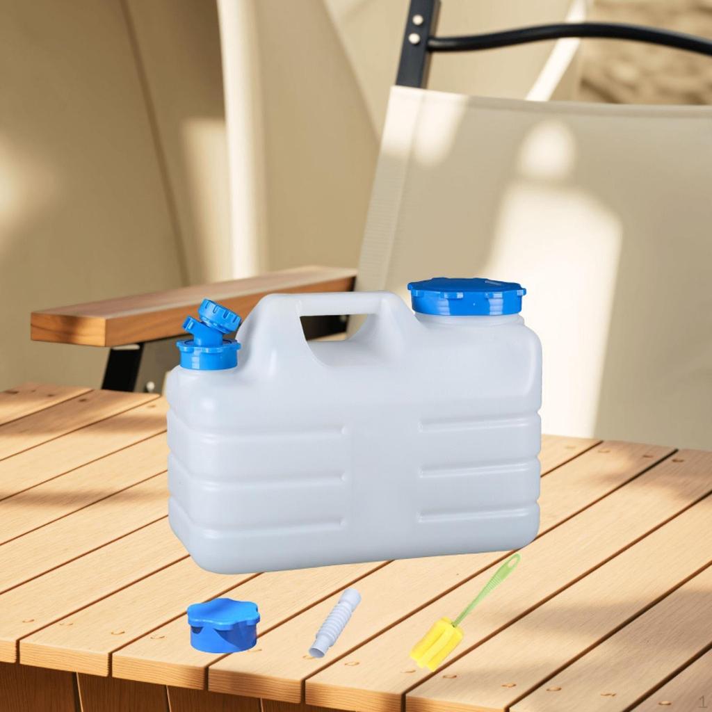 Кемпинговый контейнер для воды бочка с краном пищевой без протечек ручка бак для хранения