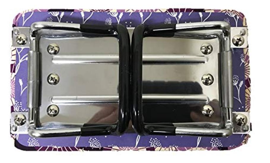 Compact Seiza Folding Umbrella Chair, Small, (with Handle) (Japanese Purple)