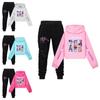 Kpop Demon Hunters Girls Cotton Casual Set With Long Sleeve Hoodie And Pants For Ages 110-170cm