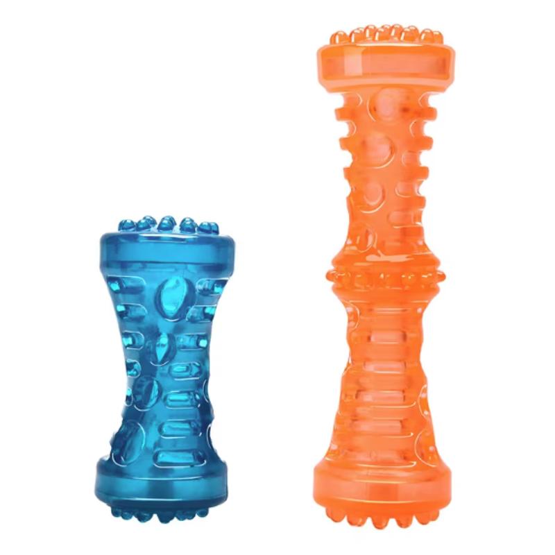 Устойчивая к укусам игрушка для домашних животных Зубная щетка Прочная игрушка для собак Интерактивная игра для щенков Игрушка для собак Резиновая кость для щенков Жевательная игрушка для собак