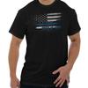 Blue Lives Matter США В единстве сила Полиция Женская или Мужская Футболка с круглым вырезом