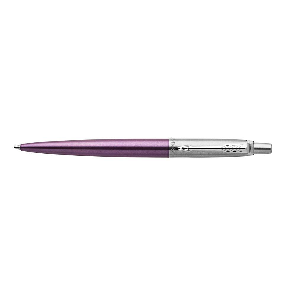 Шариковая ручка PARKER Jotter Violet CT Medium Point в подарочной коробке на масляной основе 1953350
