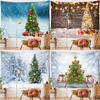 Christmas Tree Creative Background Tapestry Living Room Sofa Home Decoration Christmas Gift