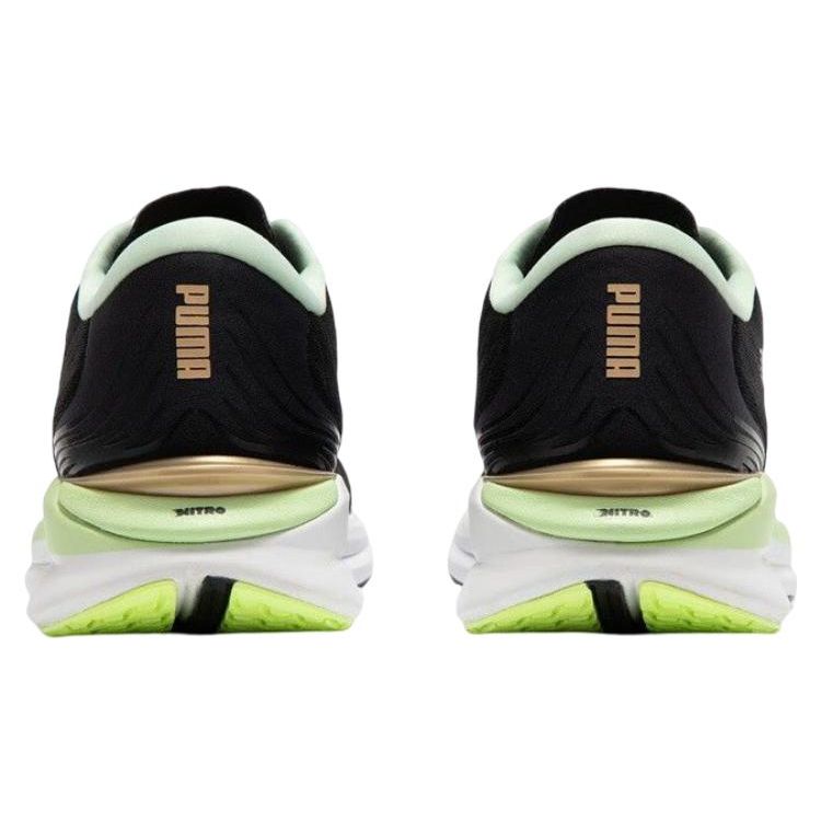 Puma Electrify Nitro 2 Удобная ткань Нескользящие Прочные Низкие Повседневные Кроссовки для бега Мужские кроссовки Черные Зеленые 377790-01