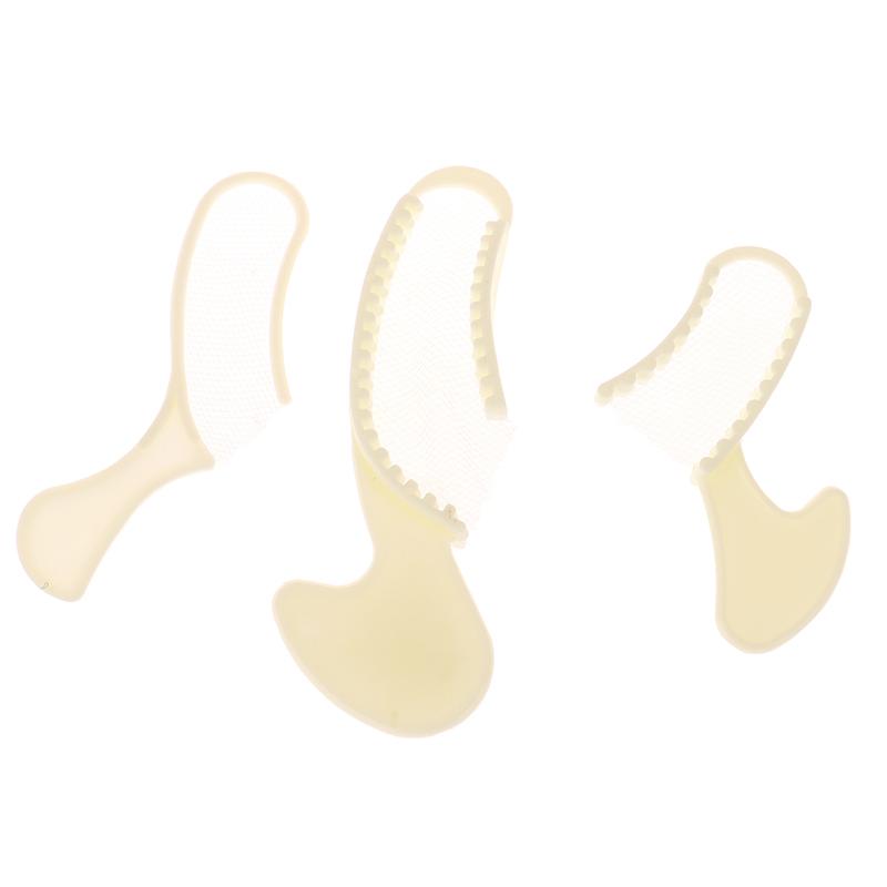 5 шт./компл. стоматологическая одноразовая прикусная ложка для снятия слепков белая с сеткой верхний и нижний стоматологический инструмент расходный материал для стоматологии