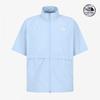 The North Face Короткий рукав Молния Ледяной Пульс Светло-голубой Nt7ks01l