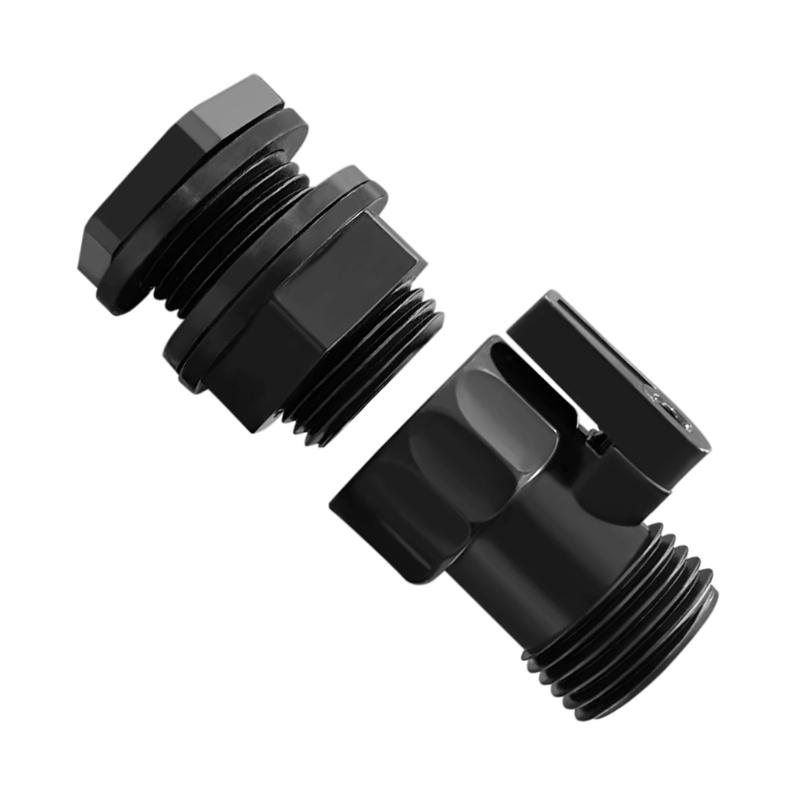 Пластиковые запорные клапаны для садового шланга с резьбой 3/4 дюйма, двухходовые клапаны, удлинитель, резьбовой соединитель, муфта, долговечные