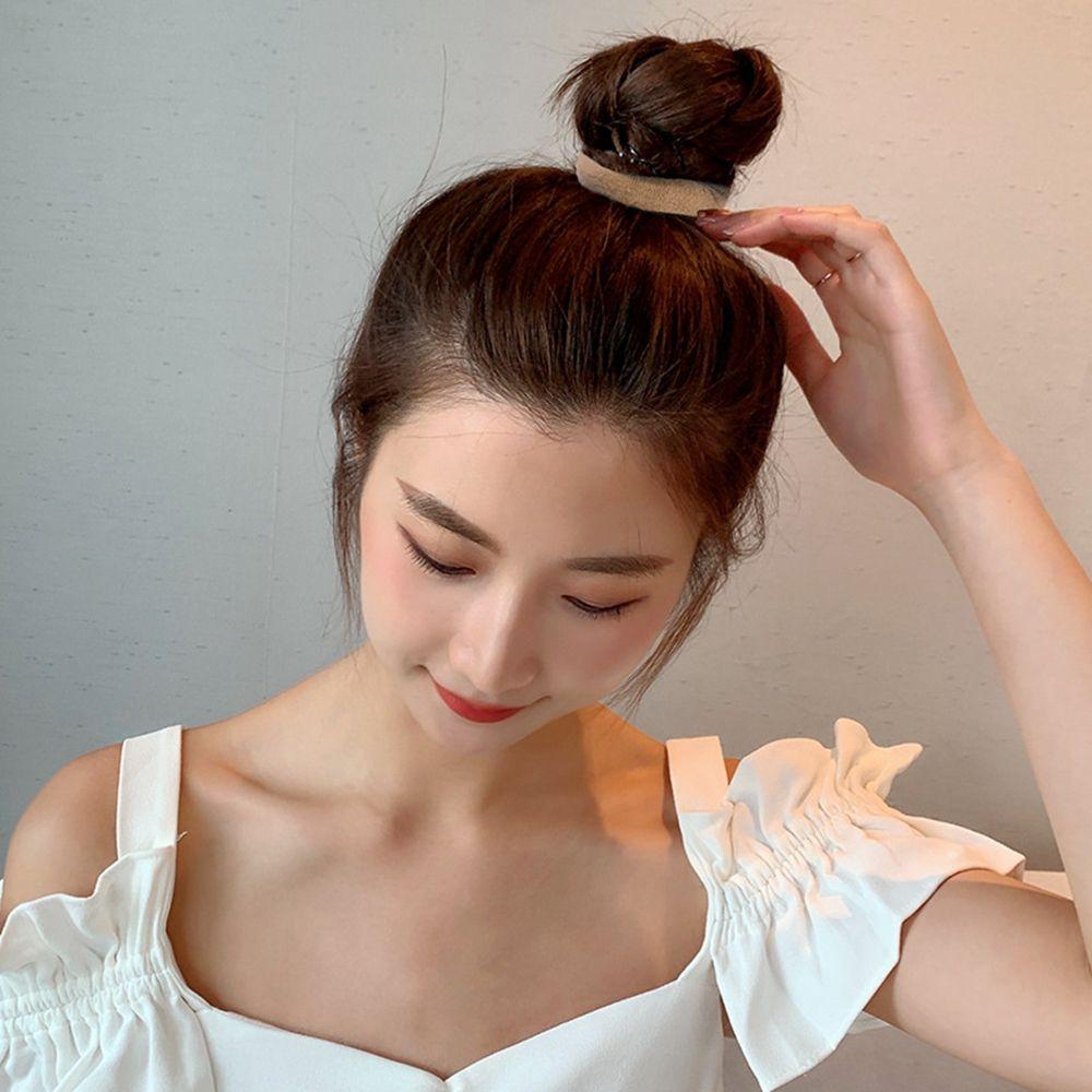 Держатель для хвоста, базовая веревка для волос, эластичная веревка для головы, корейский стиль, резинка для волос, женские резинки для волос