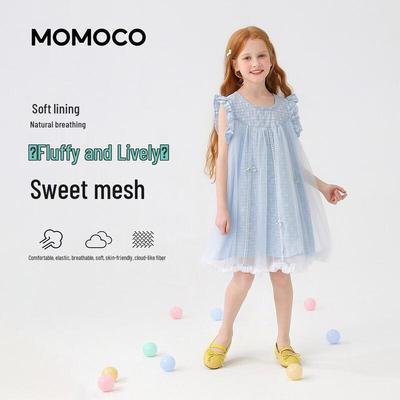 Летнее тюлевое платье для девочек MOMOCO