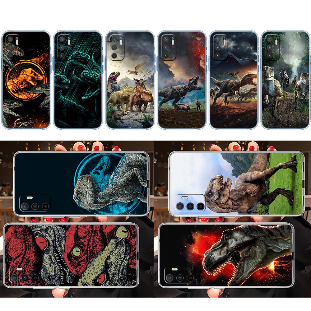 Dinosaur Transparent Phone Case for Motorola Moto E13 E15 E20 E22 22I E22S E30 E32 E40 E7 E7I G Plus Power Play Stylus G22 G14