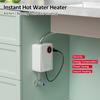 Instant Water Heater 3500W 220V White Mini Tankless Instant Hot Water Heater Bathroom Kitchen Washing With Digital