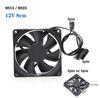 8cm 8015 8025 DC 12v 3pin yoki katta 4pin cho'tkasiz kompyuter sovutgich ventilyatori 80mmx25mm PC issiqlik tarqatgich radiator 80*80*15 PC korpusi GPU CPU uchun