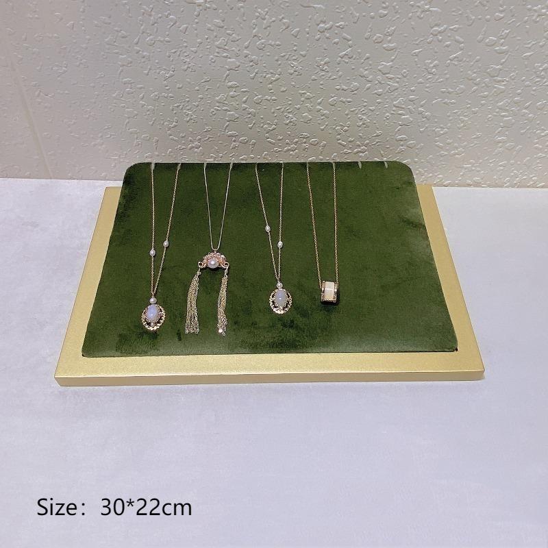 Necklace Jewelry Model Display Rack Rings Bracelet Storage Pallet Counter Jewellery Showcase Tray Live Pictures Trinket Props