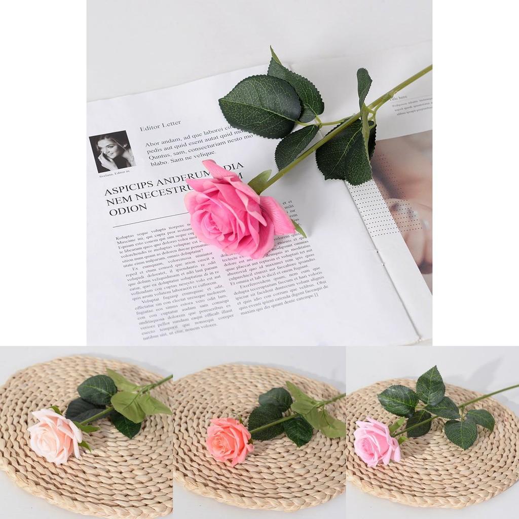 Rose Silk Flower Faux Moisturizing Decor For Home And Wedding Arrangements