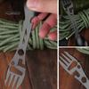 Multifunctional Outdoor Fork Spoon Tableware Lightweight Easy To Carry Widely Used Utility Tactical Spoon Bottle Opener Camping Survival Tool