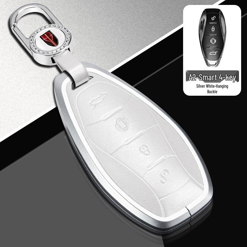 Key Case for Hongqi Models: H5, HS5, EQM5, H7, HS7, H9, H6, HS3 - 2023/24 Premium Car Bag Buckle Shell.