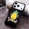 Pineapple Summer Phone Case for iPhone 17 16 15 Pro Max Air 14 13 12 11 Plus Shockproof Capa Cover