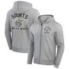 Mens NFL Team Hoodie Sweatshirt - Gray Sporty Print Casual Pullover