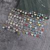 Nail Decal Creative Shape Waterproof PET 3D Simple Love Heart Flower Nail Embossed Sticker Nail Supplies