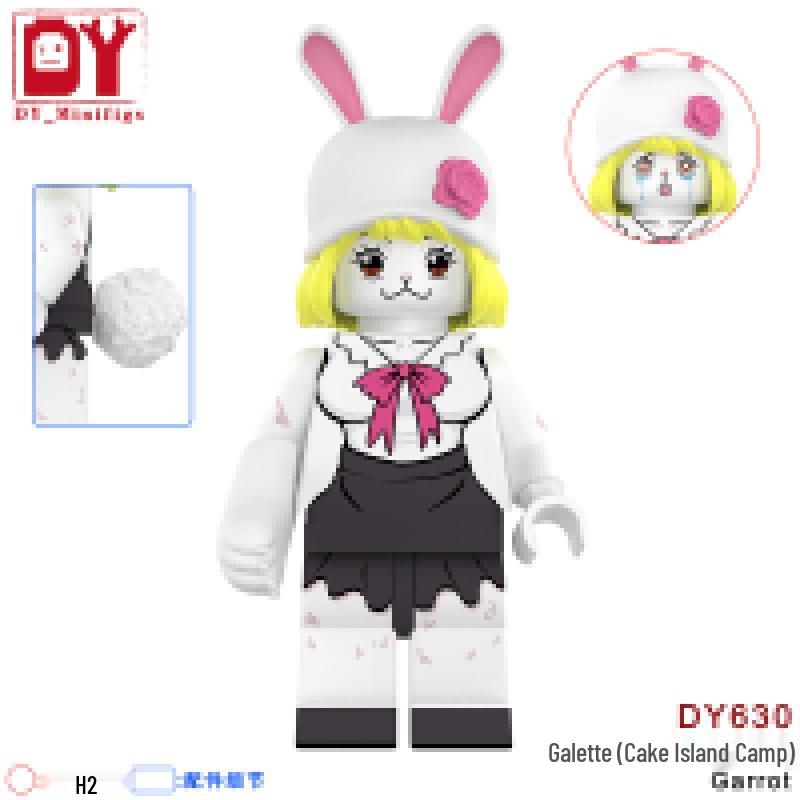 Пиратская Аниме Серия DY601-DY661 Образовательный Конструктор Минифигурки Игрушка для Мальчиков
