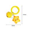 Милый мультяшный брелок со звездой Kawaii Sweet Pentagram Keyring для женщин и девочек, милый рюкзак, подвеска, украшение, подарки