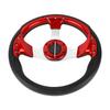 13-дюймовый автомобильный руль, универсальная модификация рулевого колеса для большинства седанов и внедорожников, красный