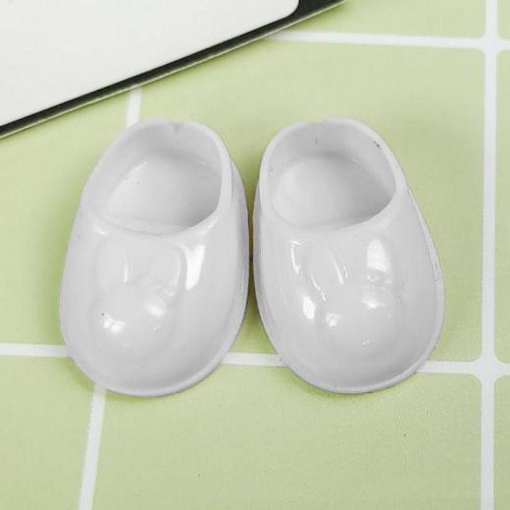 1 pairs PVC Doll Shoes Boots Cute General-Purpose Doll Body Shoes Mini Shoes for 17cm Dolls