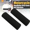 Motorcycle Handlebar Grip Sleeve Universal Handle Foam Grip Gloves Anti-Slip Anti- Vibration for Motorbikes Motorboats Bikes
