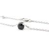 Les Trésors De Lily [J0834] - Silver Bracelet 'Essentiel' Black Silver (rhodium-plated) - 6 Mm