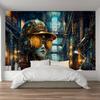 Wallpaper Female Steampunk Abstraction