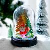 Светящийся Рождественский стеклянный купол - Мини-настольное украшение и ночник Хрустальный шар