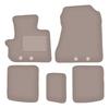 Бежевые велюровые коврики для: Хэтчбек Toyota IQ (2009-)