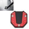 Motorcycle Universal Side Stand Side Stand Extender Aluminum Alloy Plate Dress Up Parts (Red)