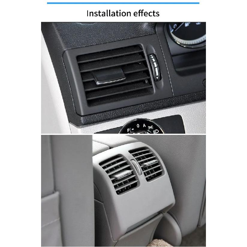 Car Front Rear AC Air Vent Grille Panel Cover Replacement Accessory For Mercedes Benz C Class W204 2008-2010 C180 C200 C220 C300