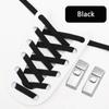 1Pair Press Lock Shoelaces Without Ties 8mm Double-layer Elastic Laces Sneakers Kids Adult No Tie Shoe Laces Shoes Accessories