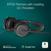 EPOS Impact 860T ANC Гарнитура с улучшенным шумоподавлением для офисов открытого типа Сверхширокополосное аудиосоединение Сертифицировано для Microsoft Teams - USB-C