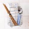 Internal Compartment Tableware Tube Metal Cutlery Holder Stainless Steel Chopsticks Cage  Fork