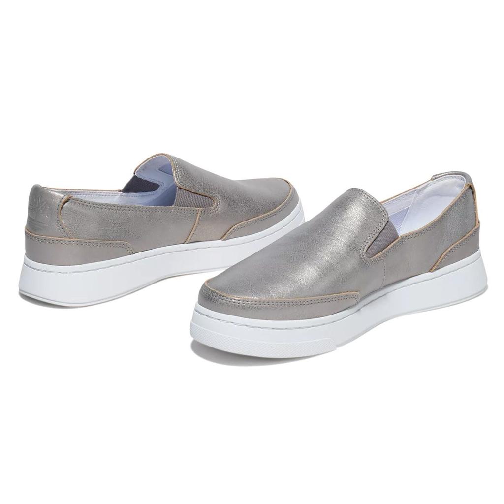 Timberland Удобные легкие прочные нескользящие низкие туфли без застежек женские туфли серебристо-серого цвета A24WV030