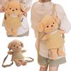 Poodle Backpack Plush Bag Soft Dolls Animals Dog Travel Fashion Decor Birthday Hallowmas Presents for Baby Girls Gifts