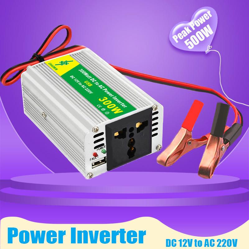 12 В в 220 В 150 Вт 200 Вт 250 Вт Автомобильный преобразователь питания с USB-прикуривателем