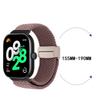 Магнитный ремешок для Xiaomi Redmi Watch 5 4 ремешка плетеная петля регулируемый спортивный нейлоновый сменный браслет correa Miband 9 pro 8Pro band