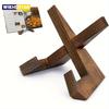 1pcs Wooden Cookbook Stand Flat Stand Base Kitchen Cookbook Stand Reading Stand Wooden Record Stand