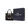 Coach Сумка-тоут Dempsey 22 Classic Logo из канваса и кожи Женская тоут Дымно-черная C7083-SVRT6