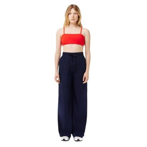 Lacoste Womens/Ladies Oversized Wide Leg Trousers